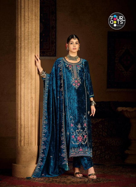 Roman By Four Dots Makhmal Surat Designer Salwar Suits Wholesale Market